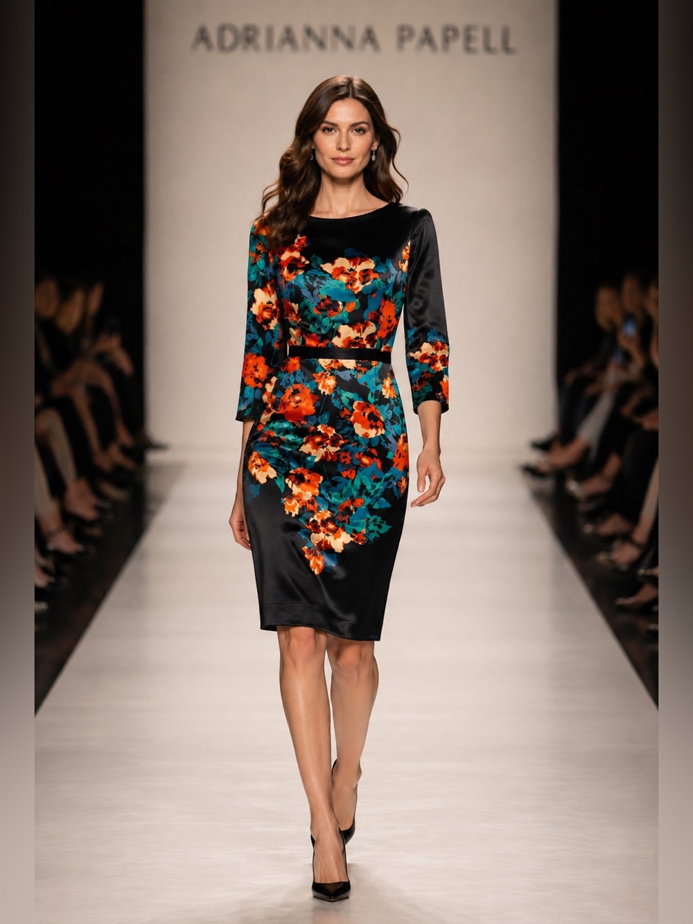 Adrianna Papell Floral Dress size 8
Medium